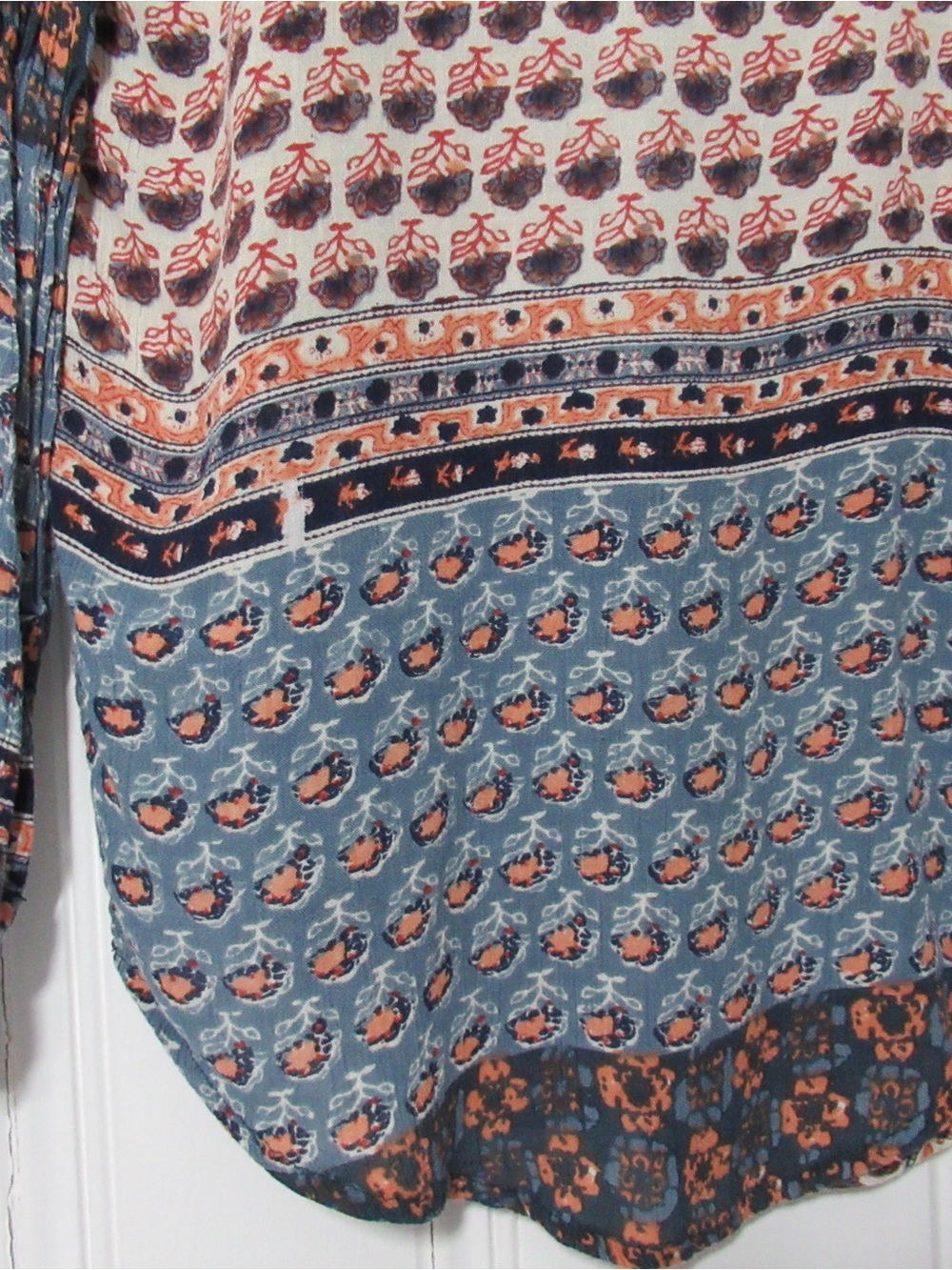 Free People Caravan Boho Button Up Top Size XS - Picture 8 of 13